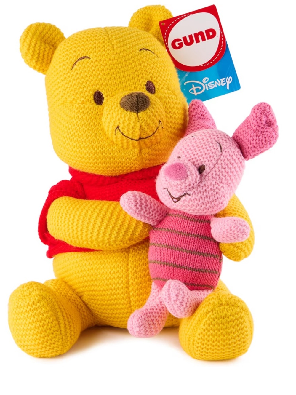 GUND Disney Knit Winnie the Pooh & Piglet Plush Set